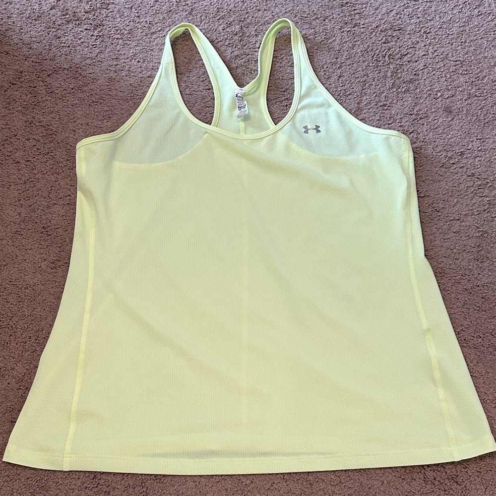 Under Armour Women's Light Yellow Tank Top